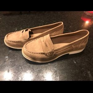 Tan loafers